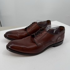 Allen Edmonds WINDSOR Mens Brown Leather Derby 14D 320227D Classic Business