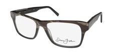 NEW SEAN JOHN 5104 EYEGLASS FRAME FULL-RIM PLASTIC SQUARE BLACK 58-18-150 001