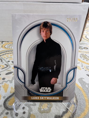 Luke Skywalker [Black] #GA-2 Star Wars 2025 Topps Smugglers Outpost Galactic Antiquities card