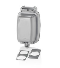 Weatherproof Outlet Box, Extra Duty 1-Gang While-In-Use Cover Includes Insert...