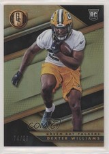 2019 Panini Gold Standard Rookies 74/99 Dexter Williams #191 9lg