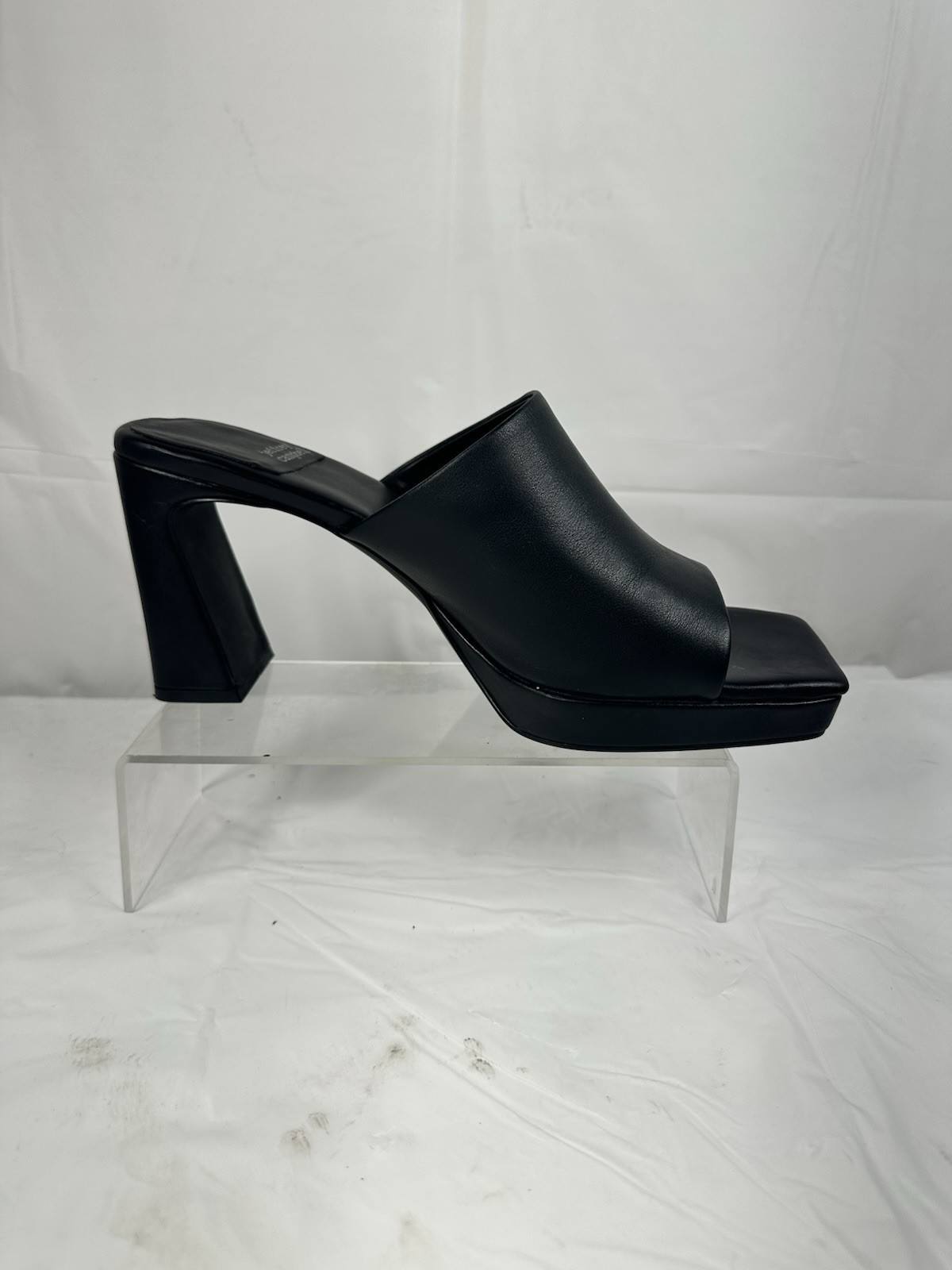 Jeffrey Campbell Dress Code Square Toe Black Leat… - image 7