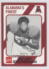 1989 Collegiate Collection Alabama Crimson Tide Dwight Stephenson #62 HOF 0a1
