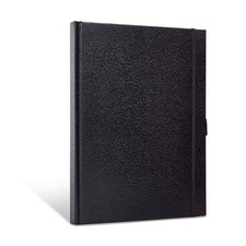 Black Hardcover 8.5" x 11" Sketchbook Journal, Perfect Bound, for Wet Dry M...