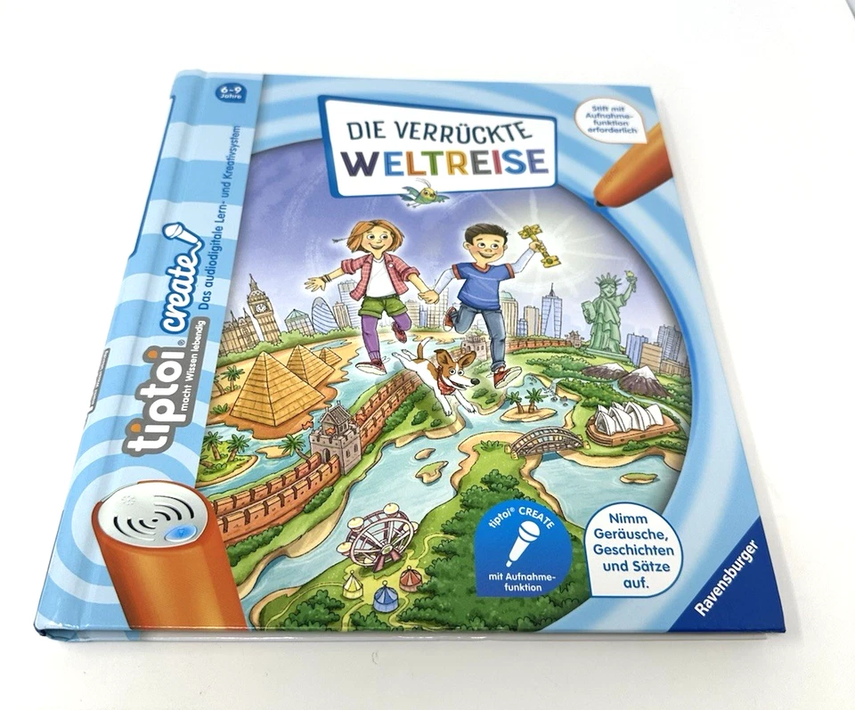 Tiptoi Die Verrückte Weltreise & Mein groẞer Weltaltas GERMAN language Children - Image 4 of 4