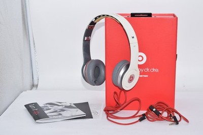 Beats by Dr Dre Monster Solo HD Wired Headphones White Box Cords Tested