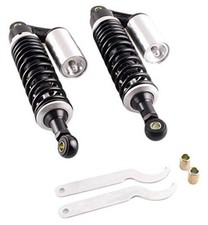 One Pair 320mm Universal Motorcycle Air Shock Absorbers ATV Go Kart Quad Dirt