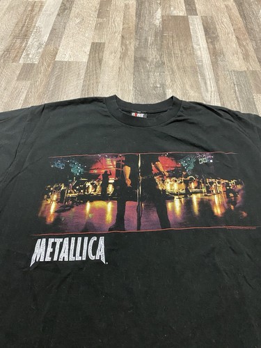 Vintage 1999 Metallica Giant S&M Tour Band Tee T shirt Grail Men’s XL Black 90’s, Size XL, $100 - Photo 2