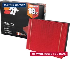 Engine Air Filter: Long Life 18,000 Mile Replacement Air Filter: Compatible