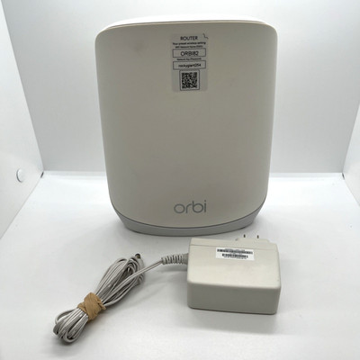 NETGEAR Orbi RBR760 Wi-Fi 6 Router AX5400 Tri-Band Mesh   Unit + Power Cord