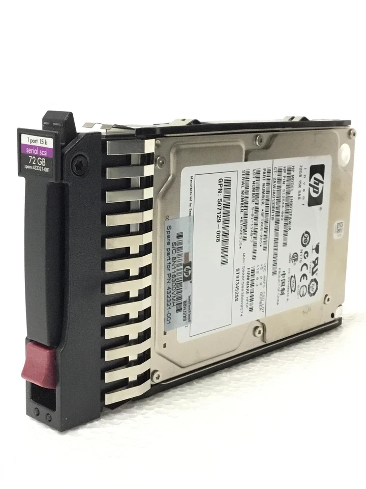 10x HP EH0072FAWJA 72GB 15KRPM 3Gbps 2.5" SAS HDD Hard Drive 512544 ST973452SS - Image 3 of 4