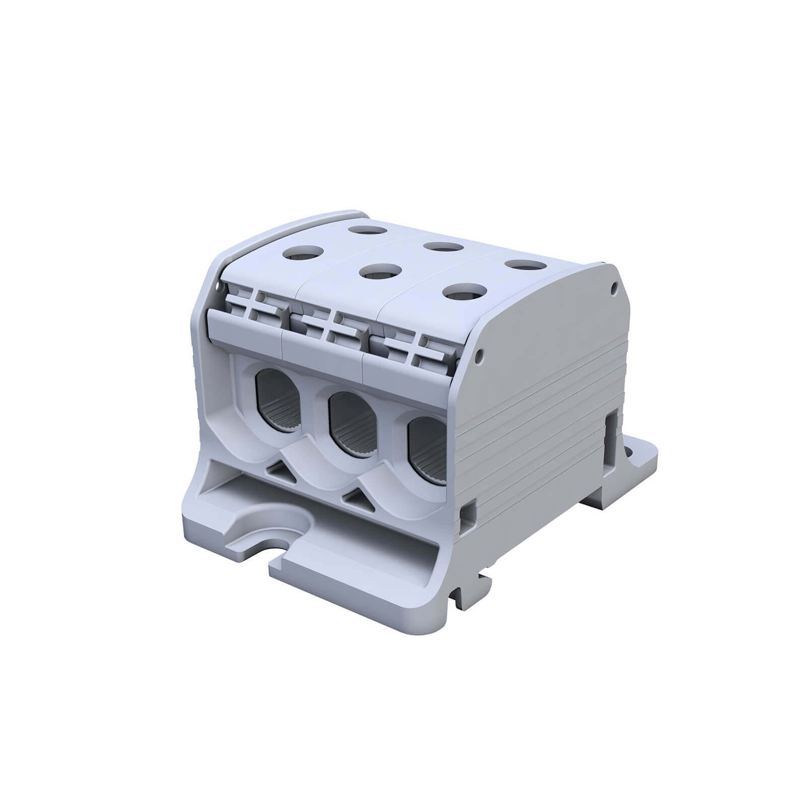 STB 50-3 THREADED RAIL CONNECTOR 3X 6-50MM²/ 4-35MM² 81003002