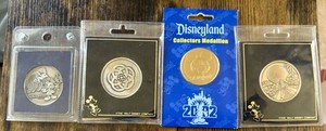 Disney set of 4 Commemorative coins