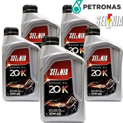 5 L Petronas Selenia Motoröl 10W40 Huile Moteur 100% Synthétique ACEA A3 API SI - Photo 1/4