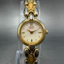 Citizen Elegance Watch Women 18mm MOP Dial Two Tone 5421-F45197 New Battery