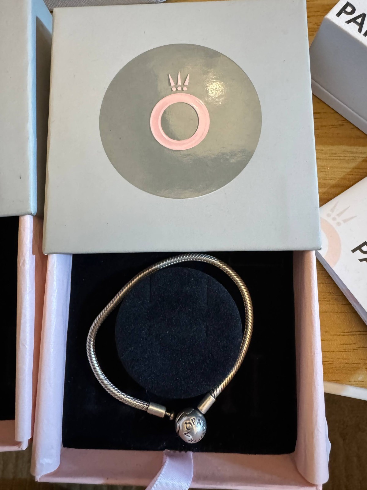 Authentic Pandora Bundle: 3 Bracelets 2-Silver  +… - image 9