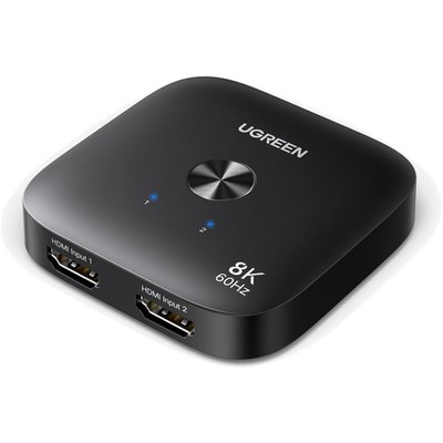 HDMI Switch 8K60Hz 2 In 1 Out HDMI 2.1 Switcher 4K240Hz/4K120Hz Umschalter fü...