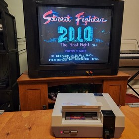 Street Fighter 2010 The Final Fight - NES Nintendo - Cart Only, Tested $ Working
