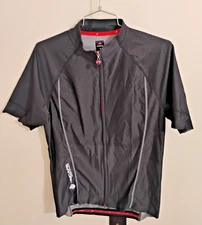 New Men's Hincapie Cycling SPF 50 Emergence Jersey Coldblack Medium