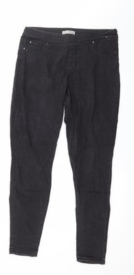 Denim & Co. Damen Grau Denim Jegging Jeans Größe 14 L30 in