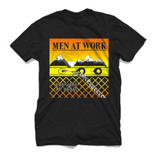 NEW Men at Work band black T-shirt Unisex All sizes S to 45Xl XA116
