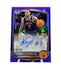 KEYSHAWN HALL 2025-26 Bowman Chrome U 1st Purple Auto /250 Auburn #CPA-KH RC SP
