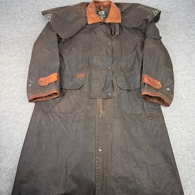 Toggi Jacke Damen klein braun Stockman durchgehender Wachsmantel Reiten Country