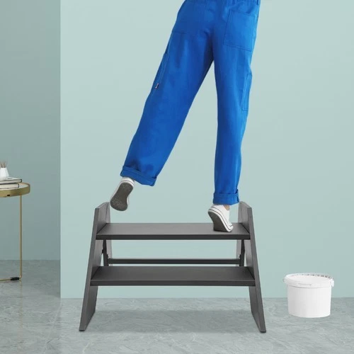 68.5*66*42cm Foldable Step Stool, 2 Step Folding RV Step Ladder, RV Step Stool - Image 3 of 4