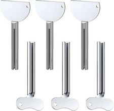 Toothpaste Squeezer, 12Pcs Metal Tube Squeezer Key Stainless Steel Toothpaste Ro