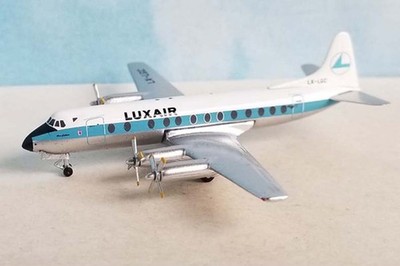 AC411463 AeroClassics Viscount 800 1/400 Model LX-LGC Luxair