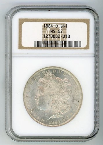 1884-O^^Morgan Dollar^^MS-62^^Certified^^NGC^^