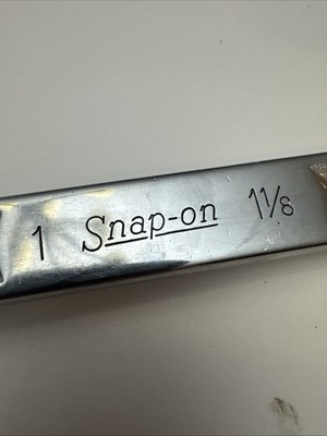 SNAP-On 12 POINT BOX END WRENCH 1 &1 1/8  Great Condition Cars Trucks Restore