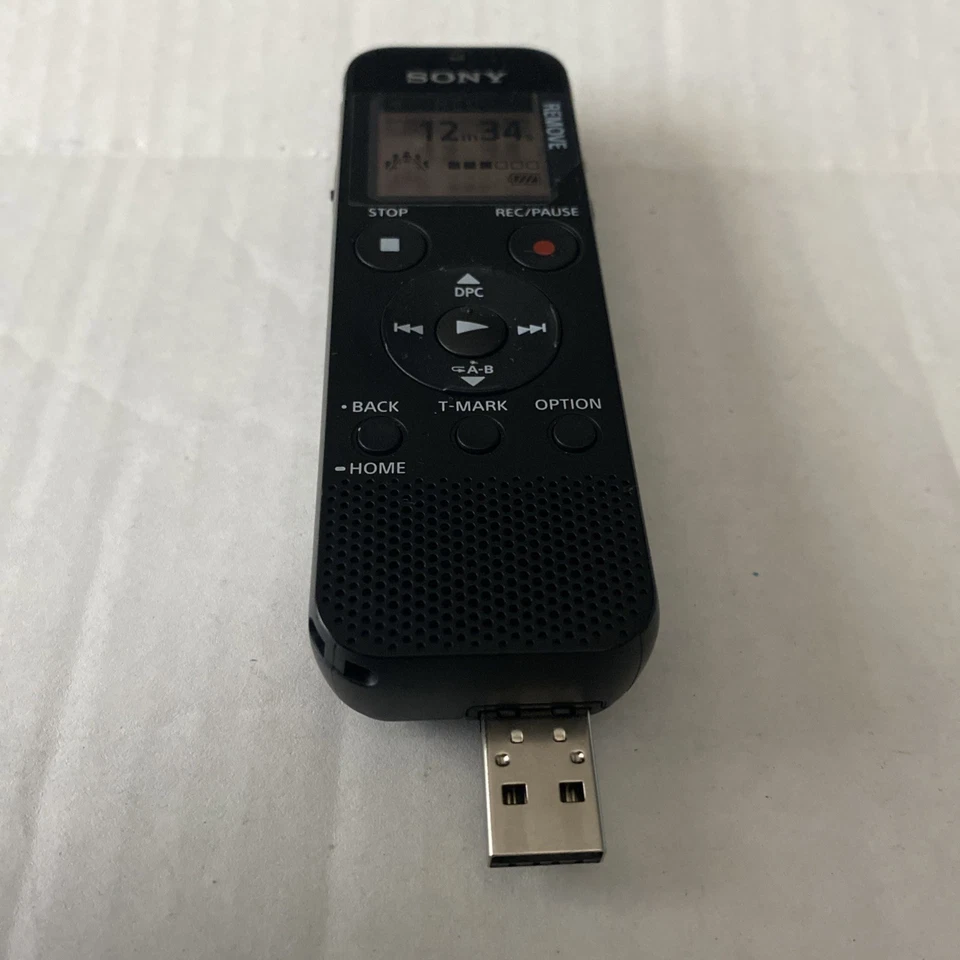 Sony ICD-PX370 Mono Digital Voice Recorder Built-In USB 59 hours Voice Recorder - Image 2 of 4