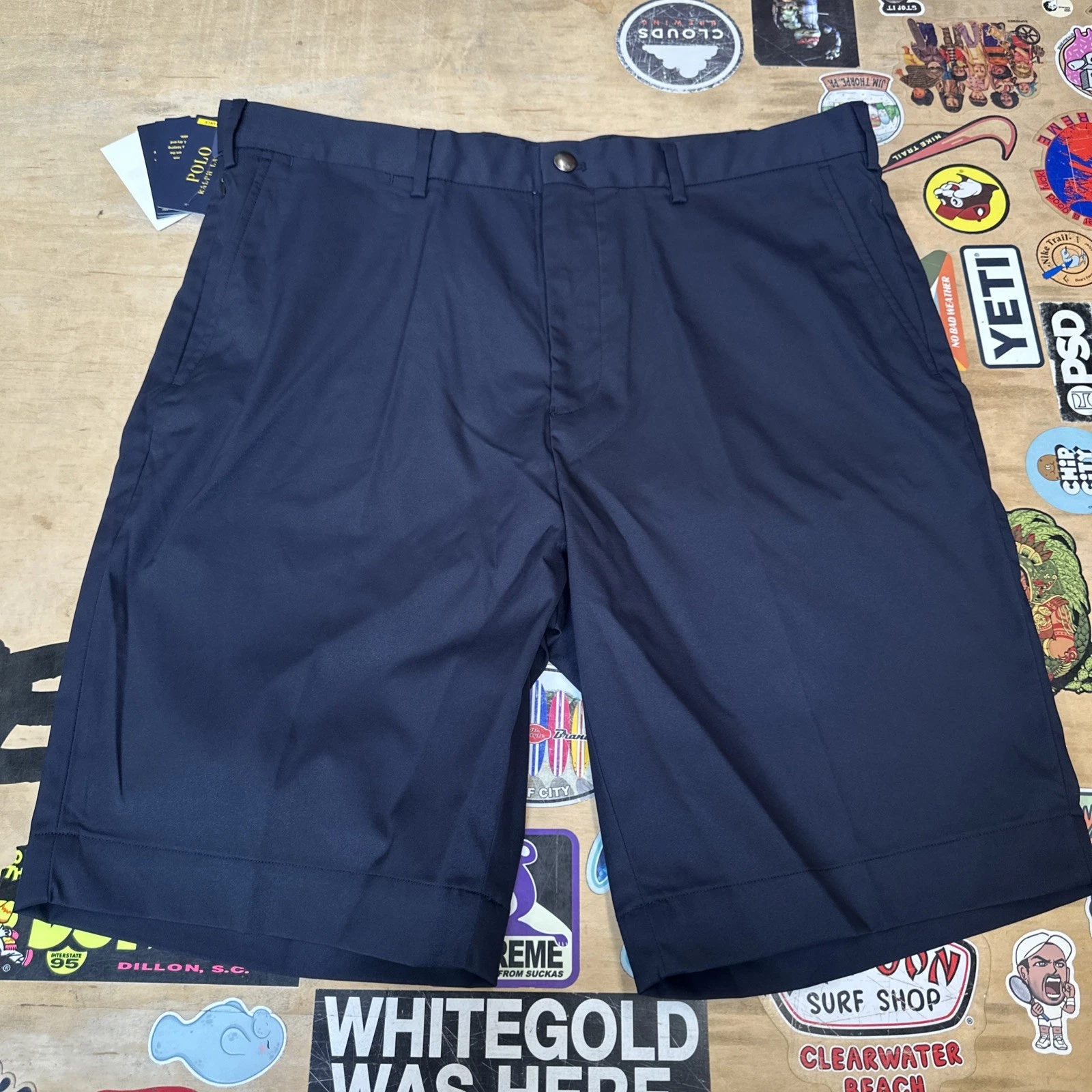 Polo Ralph Lauren Classic Stretch Chino Golf Shorts BIG & TALL NAVY BLUE NWT
Opens in a new window o