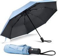 Vicloon Automatic Umbrella Windproof, Compact Travel Folding Umbrellas, UV