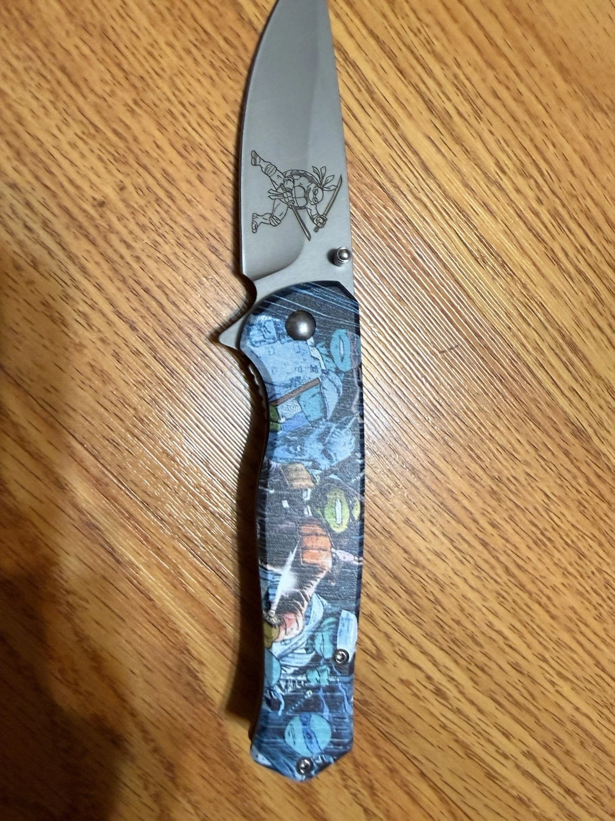 Ninja Turtles Spring Assisted Pocket Knife 9” Anime Cartoon Cosplay Pick 1