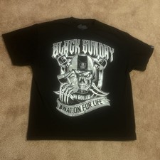 Las Vegas Raiders Black Sunday “Nation 4 Life” T Shirt Mens Size XXL 2XL