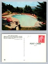Blowing Rock, NC-North Carolina, Mayview Manor Mountain Pool Vintage Postcard