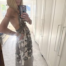 Beautiful Rare Kate Moss For topshop boho maxi Dress Size 10