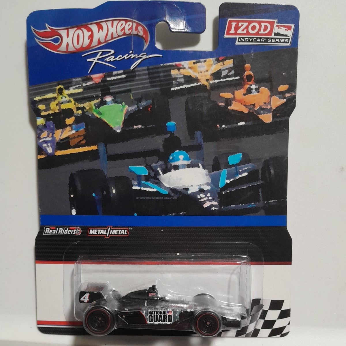 Hot Wheels Izod Indycar Series #4 National Guard - W8332 NRFP 2011