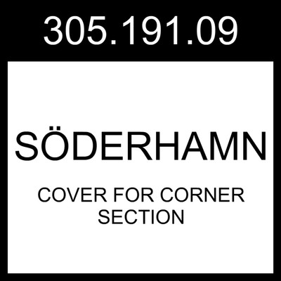 IKEA SODERHAMN SÖDERHAMN Cover For Corner Section Tonerud Gray  305.191.09