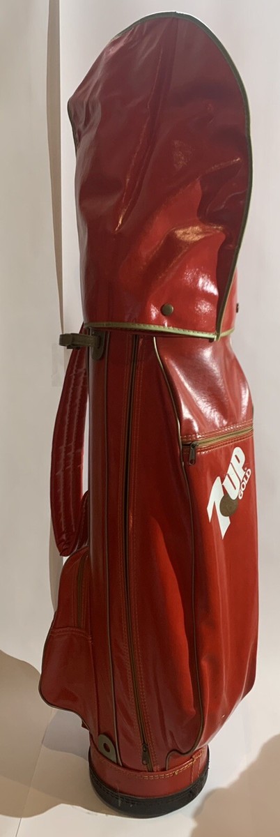 Rare Vintage Wilson USA 7up golf bag with Rain Cover Pro Model 7