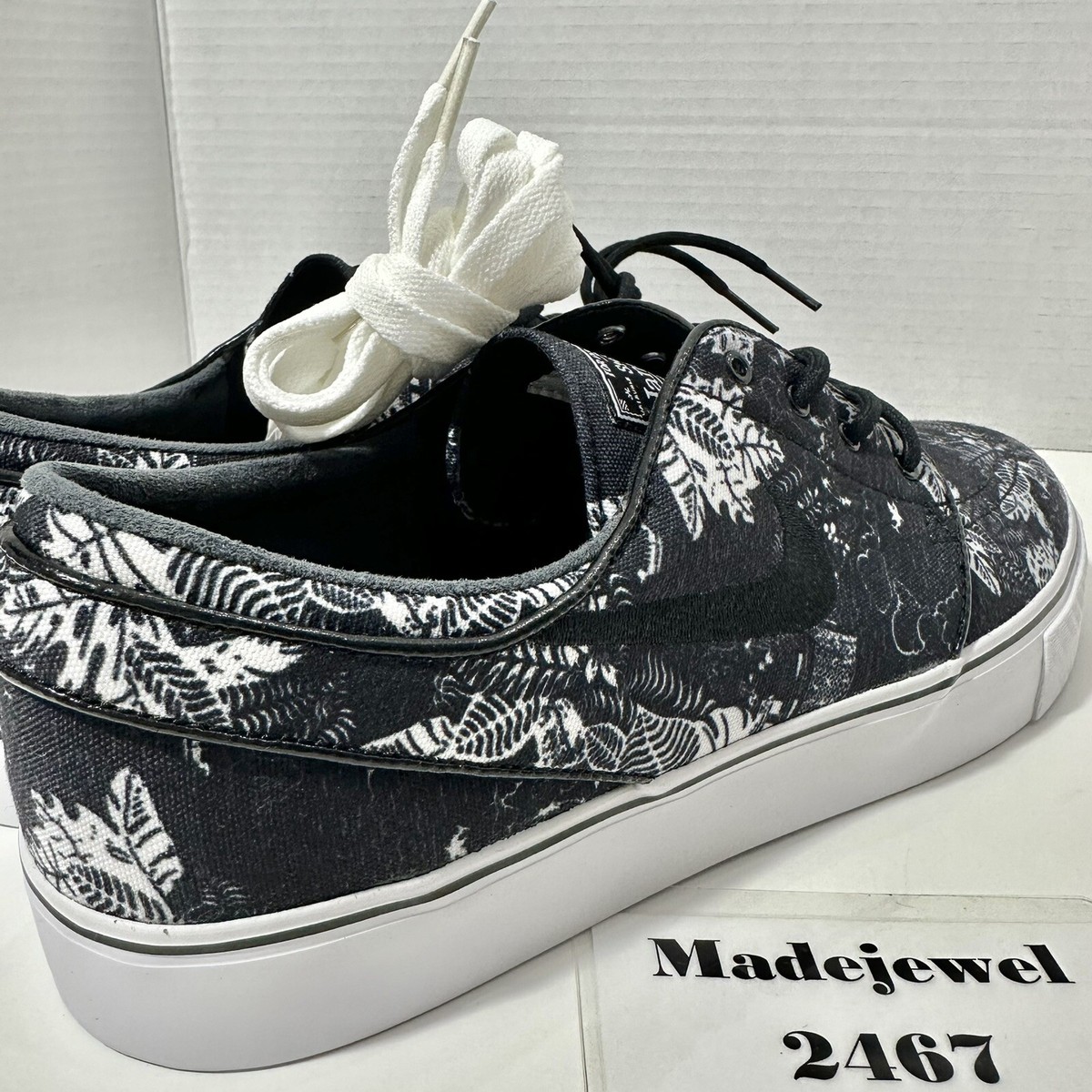 ⭐️廃盤！ ブラック スパイク 花柄デザイン27cm Nike SB Zoom Stefan Janoski Black Floral New DS MINT SZ 10.5 2013