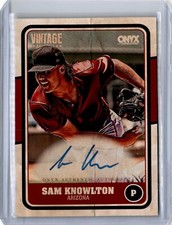 2025 Onyx Vintage Sam Knowlton Auto (B81) A6 Diamondbacks