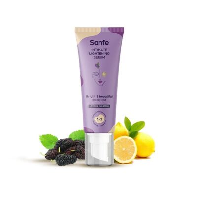 Sanfe Intimate Lightening Serum - 50g | For Dark Underarms, Inner Thighs, Knees