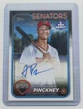 2024 Topps Pro Debut Andrew Pinckney Auto Autograph #PD-117 Harrisburg Senators