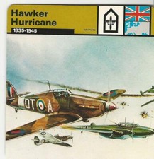 Avión Hawker Hurricane 1977 Edito-Service, Segunda Guerra Mundial, #15,05