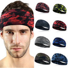 Moisture Wicking Headband Sweatband Sports Yoga Gym Fitness Outdoor Sweat Unisex