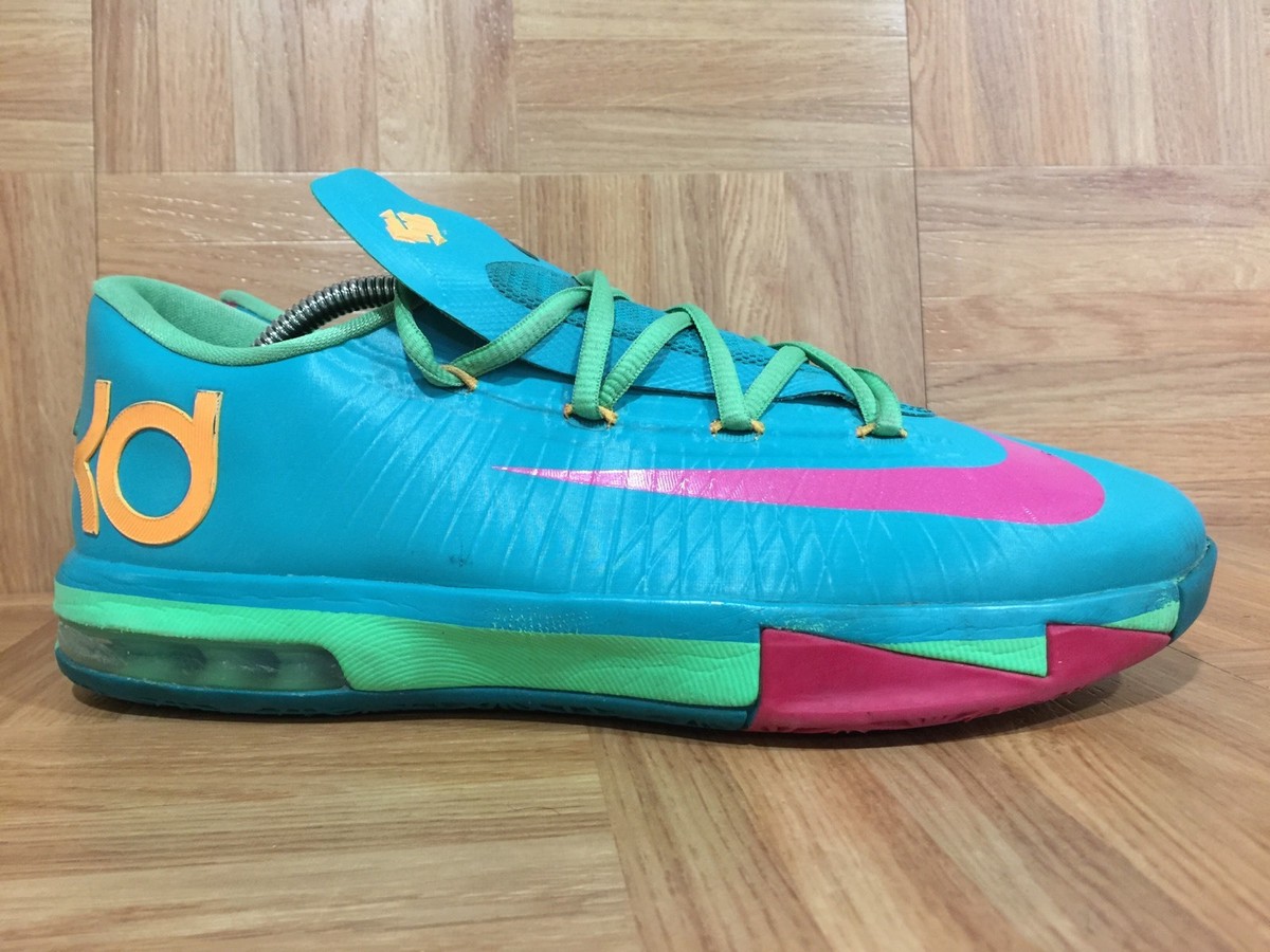 RARE🔥 Nike KD VI 6 Hero Pack Turbo Green Vivid Pink Nightshade SZ
