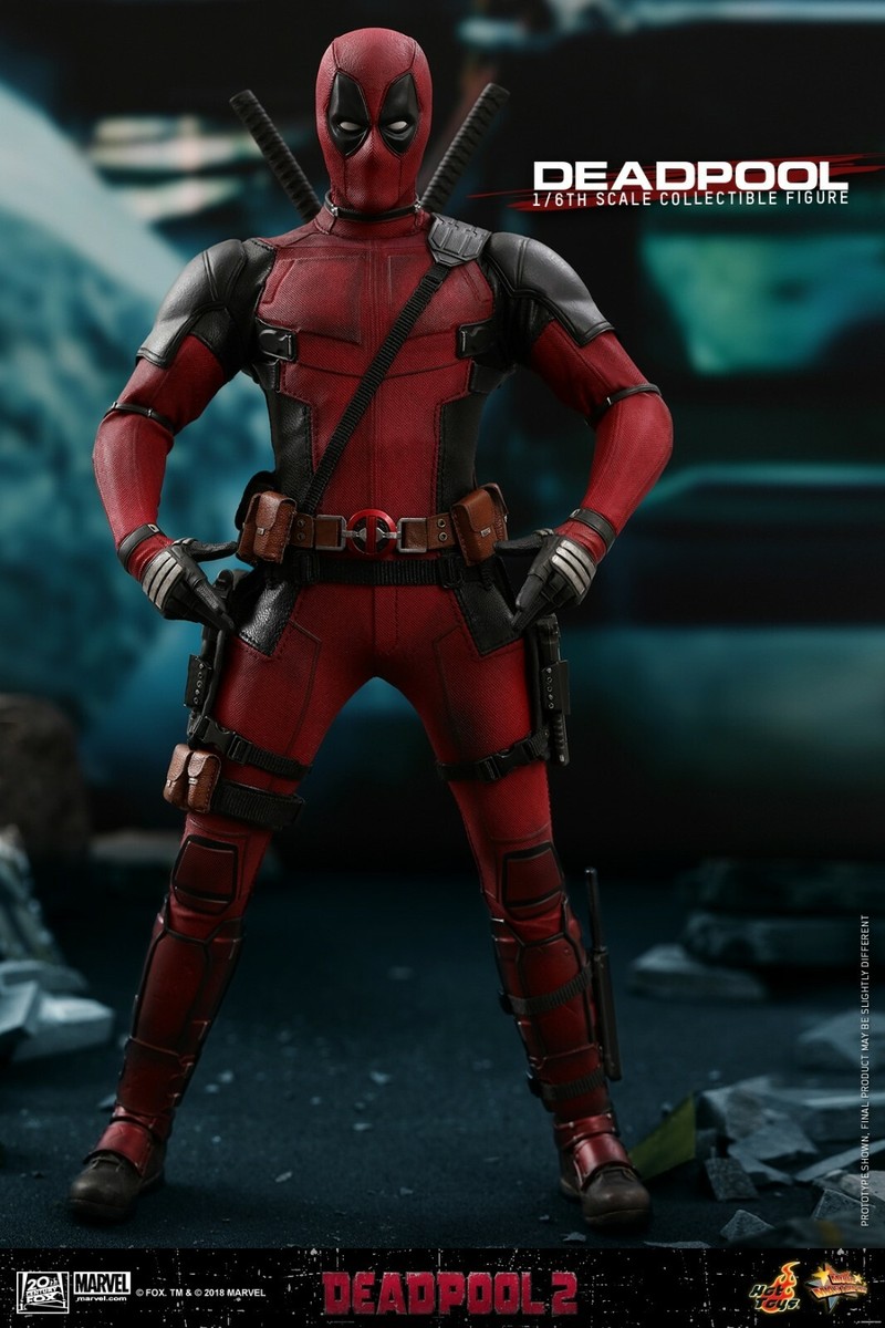 Hottoys 1/6 Scale Deadpool 2 Action Figure Full Set 12in Hottoys 1/6 Scale Deadpool 2 Action Figure Full Set 12in